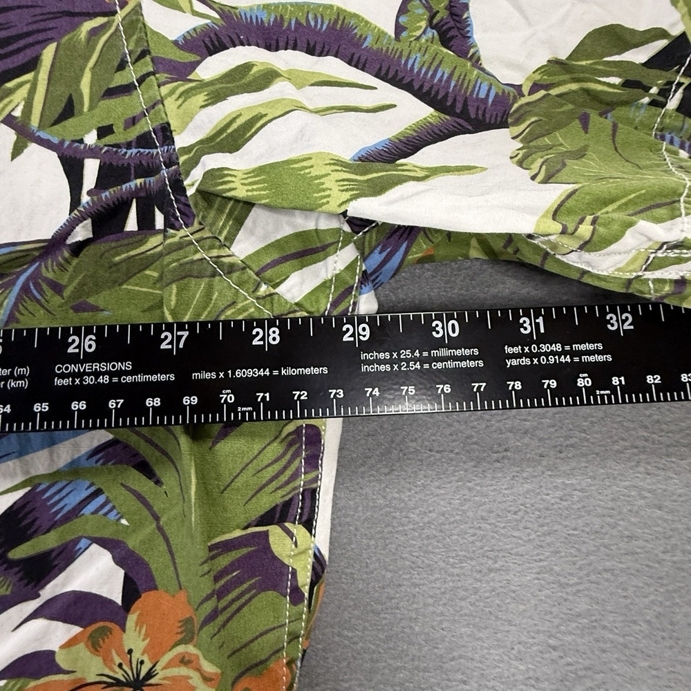 Ditch Plains Ricky Singh Hawaiian Shirt Men's 4XL Tropical Floral Cotton Classic - Picture 3 of 6